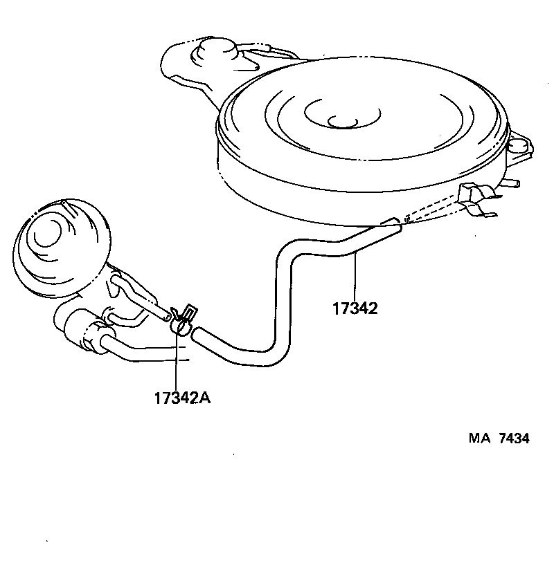  MR2 |  MANIFOLD AIR INJECTION SYSTEM