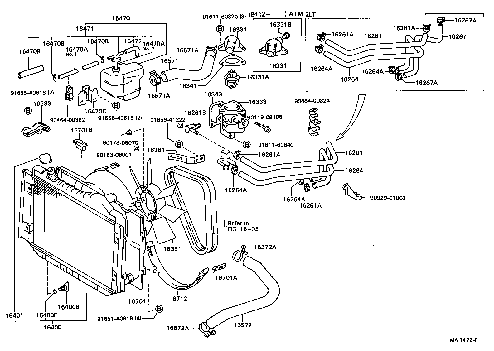  CHASER |  RADIATOR WATER OUTLET