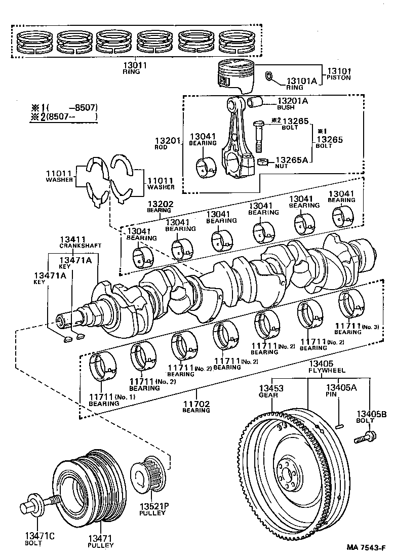  MARK 2 |  CRANKSHAFT PISTON