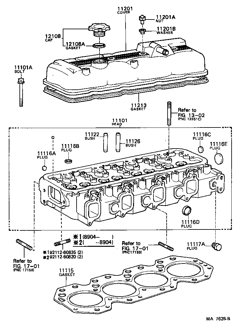  LAND CRUISER S T H T |  CYLINDER HEAD