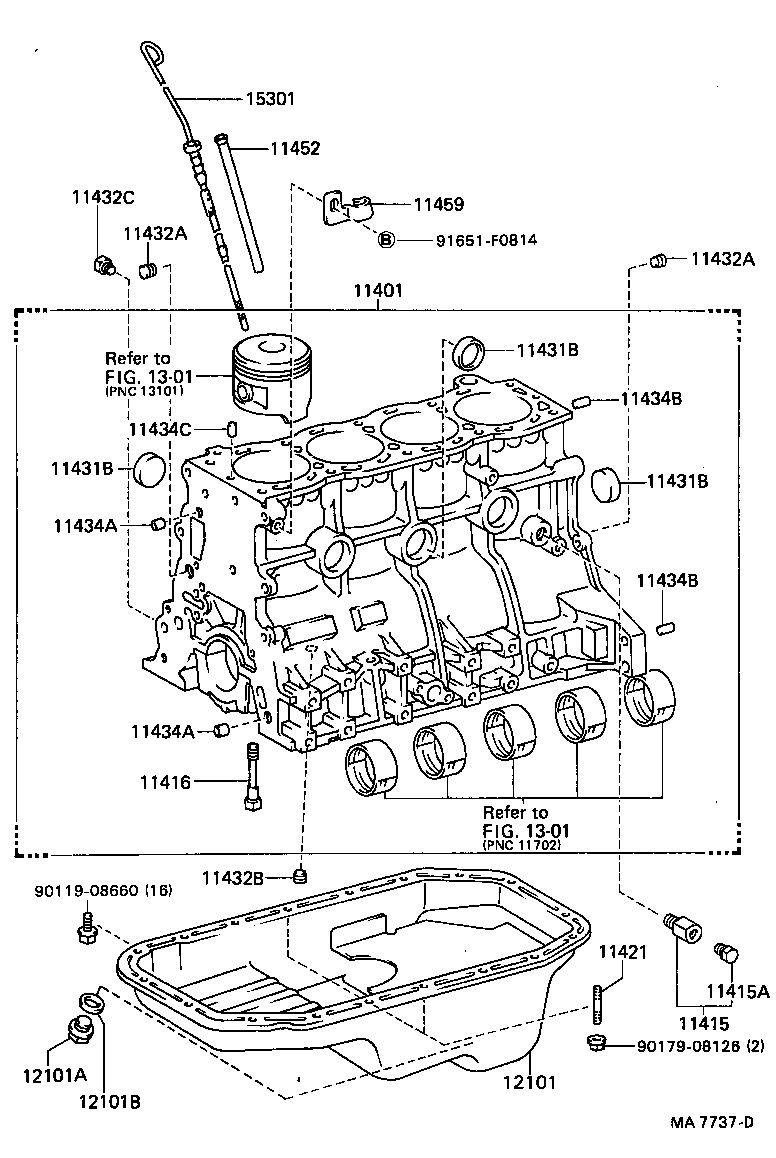  COASTER |  CYLINDER BLOCK