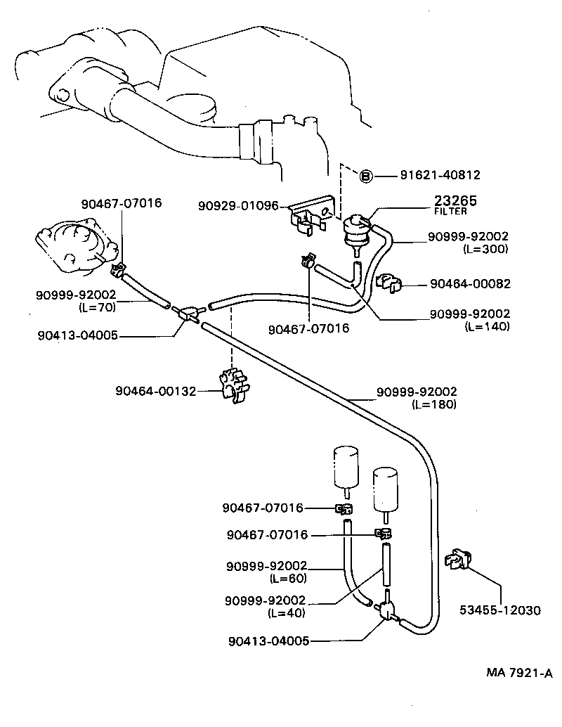  HILUX |  VACUUM PIPING