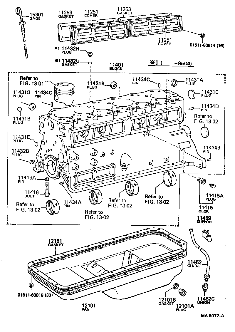  COASTER |  CYLINDER BLOCK