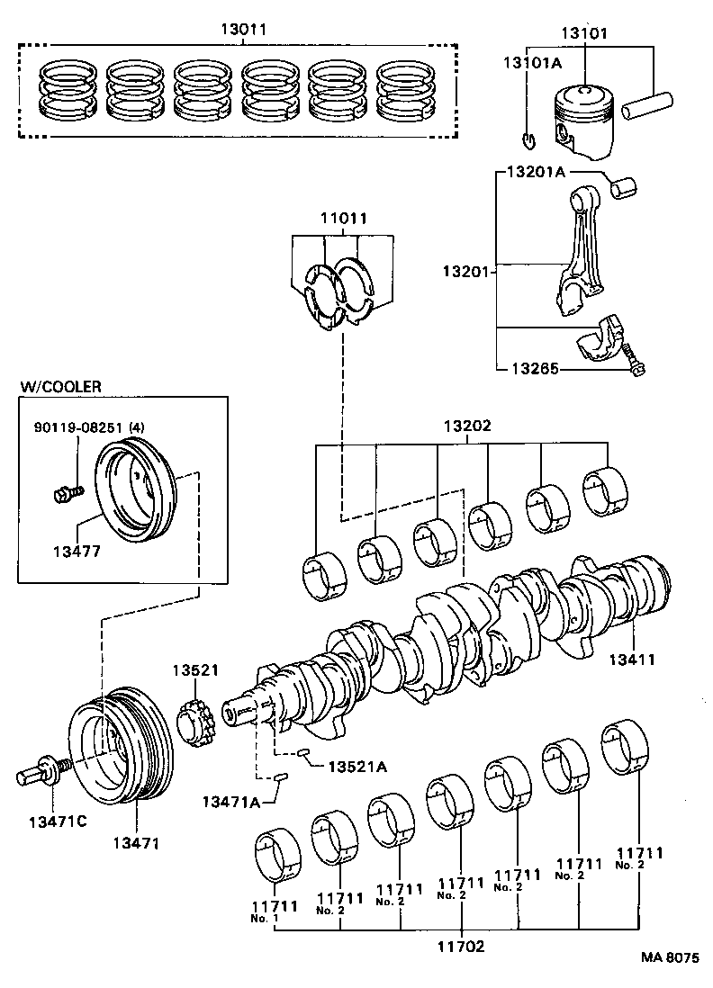  MARK 2 |  CRANKSHAFT PISTON