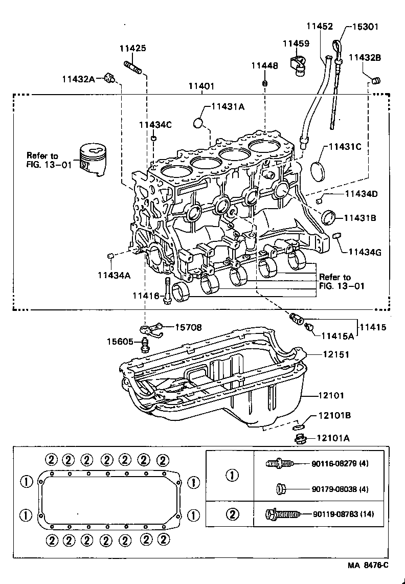 HIACE VAN WAGON |  CYLINDER BLOCK