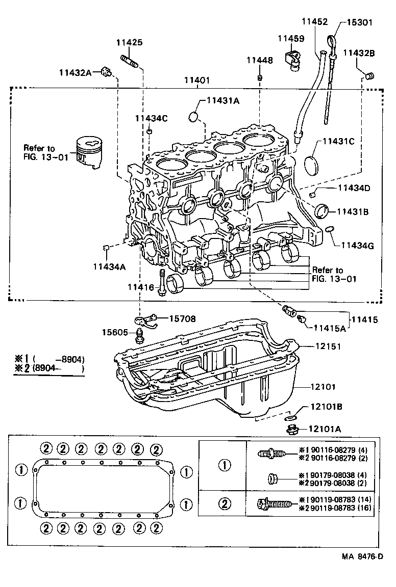  LAND CRUISER S T H T |  CYLINDER BLOCK