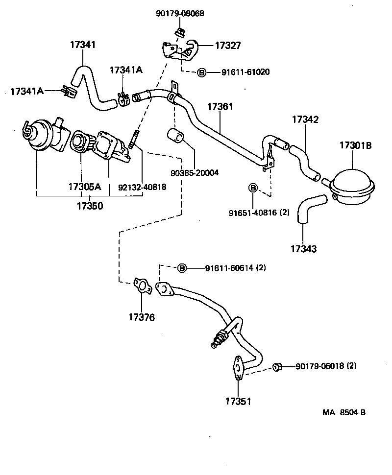  LITEACE VAN WAGON |  MANIFOLD AIR INJECTION SYSTEM