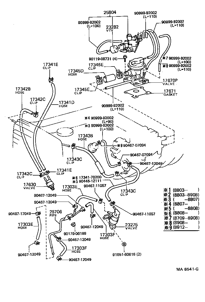  CROWN |  VACUUM PIPING