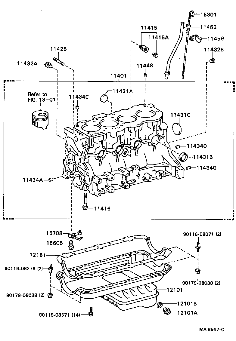  HILUX |  CYLINDER BLOCK