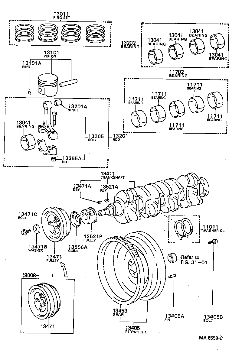  LITEACE VAN WAGON |  CRANKSHAFT PISTON