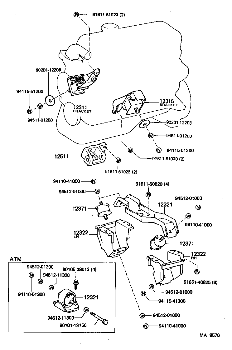  LITEACE VAN WAGON |  MOUNTING