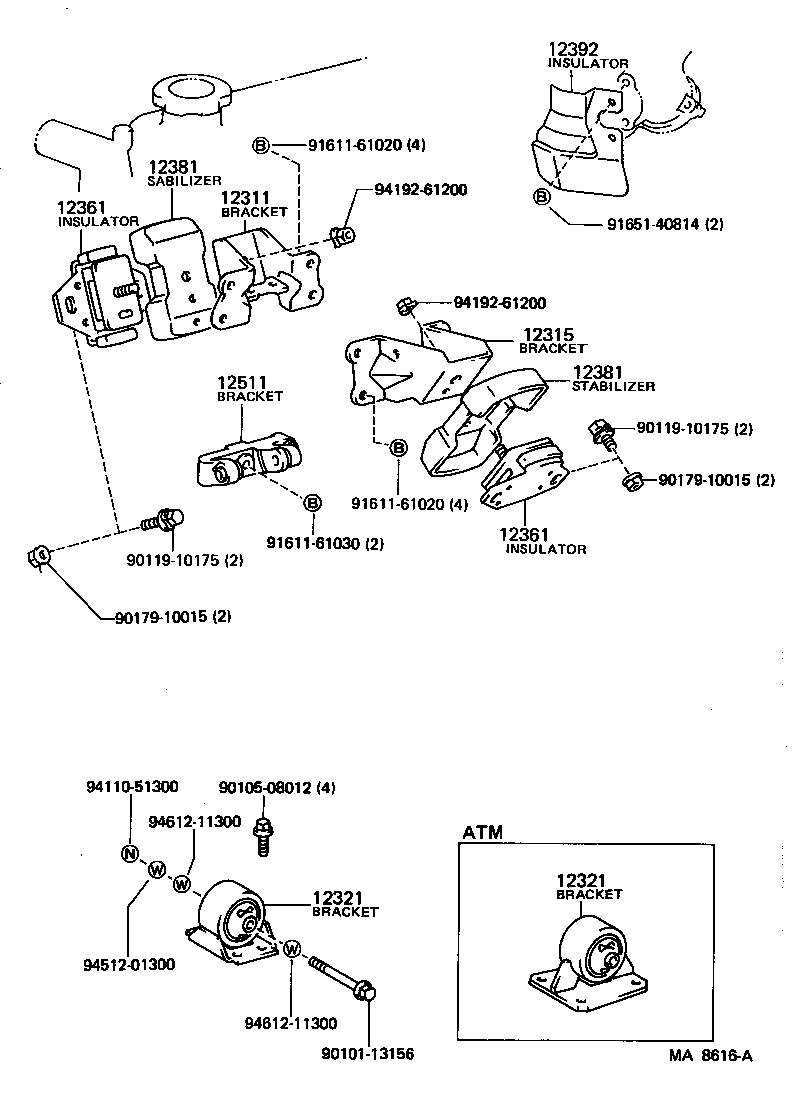  LITEACE VAN WAGON |  MOUNTING