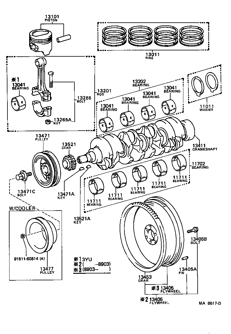  LITEACE VAN WAGON |  CRANKSHAFT PISTON