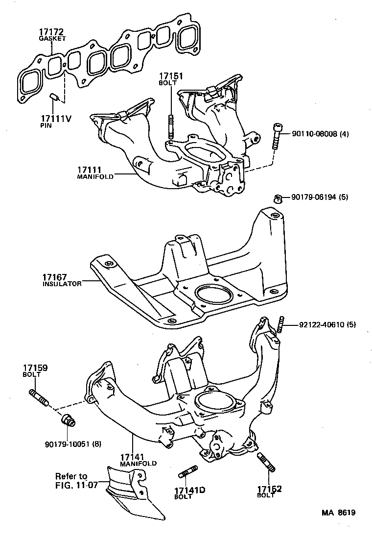  LITEACE VAN WAGON |  MANIFOLD