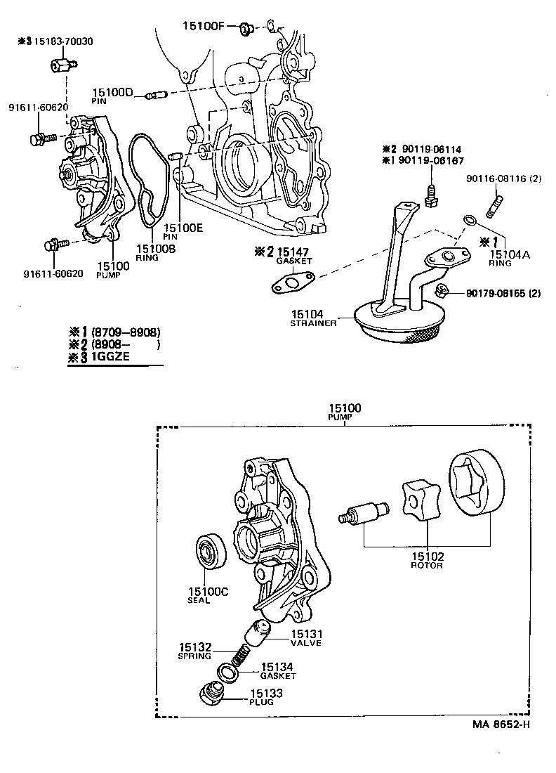  CROWN |  ENGINE OIL PUMP