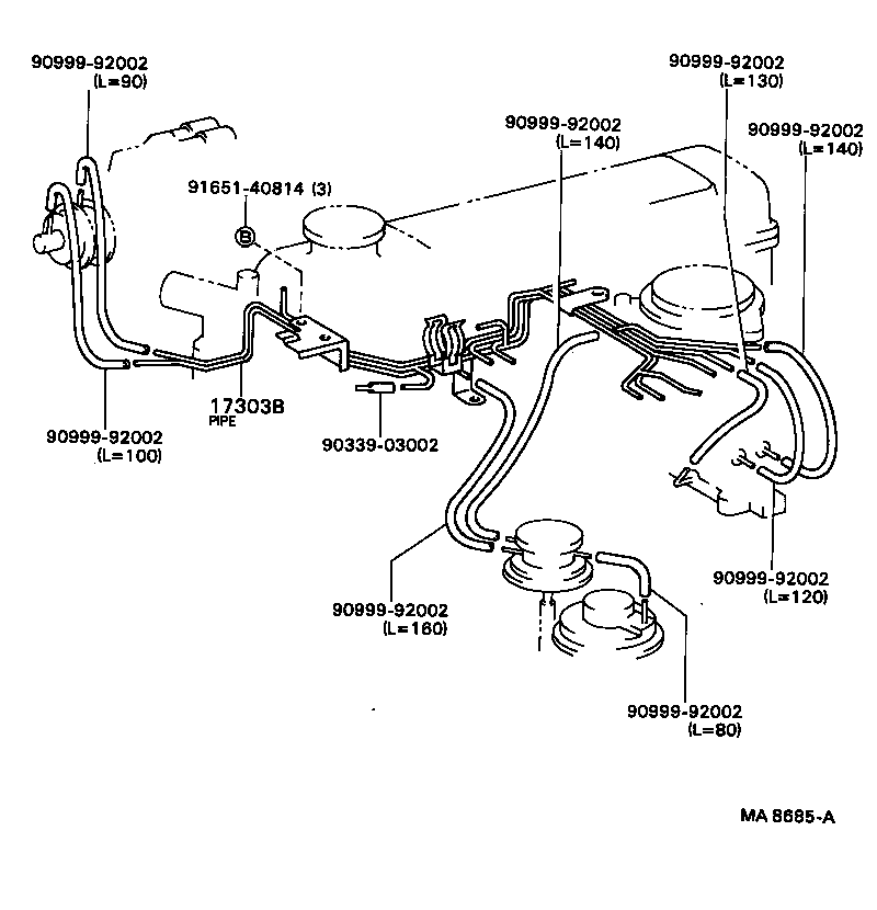  HILUX |  VACUUM PIPING