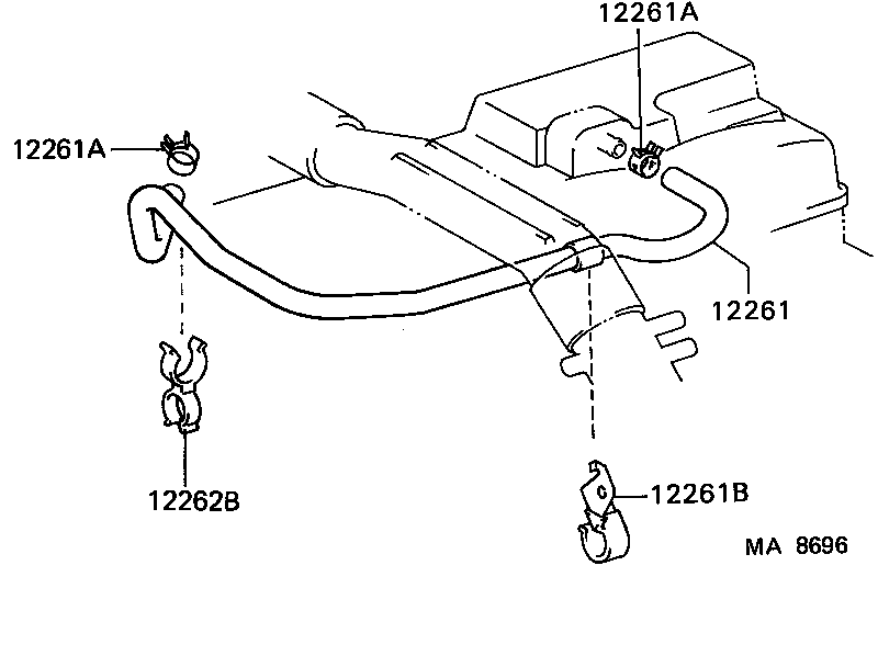  LAND CRUISER S T H T |  VENTILATION HOSE