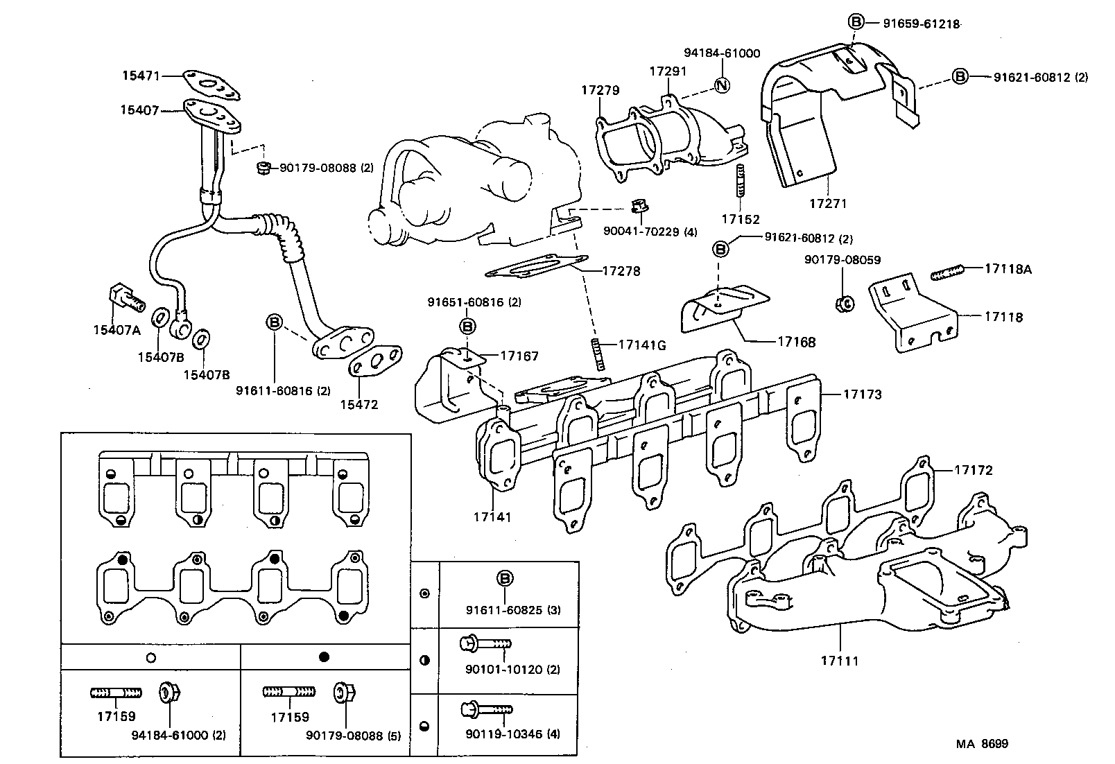  LAND CRUISER S T H T |  MANIFOLD