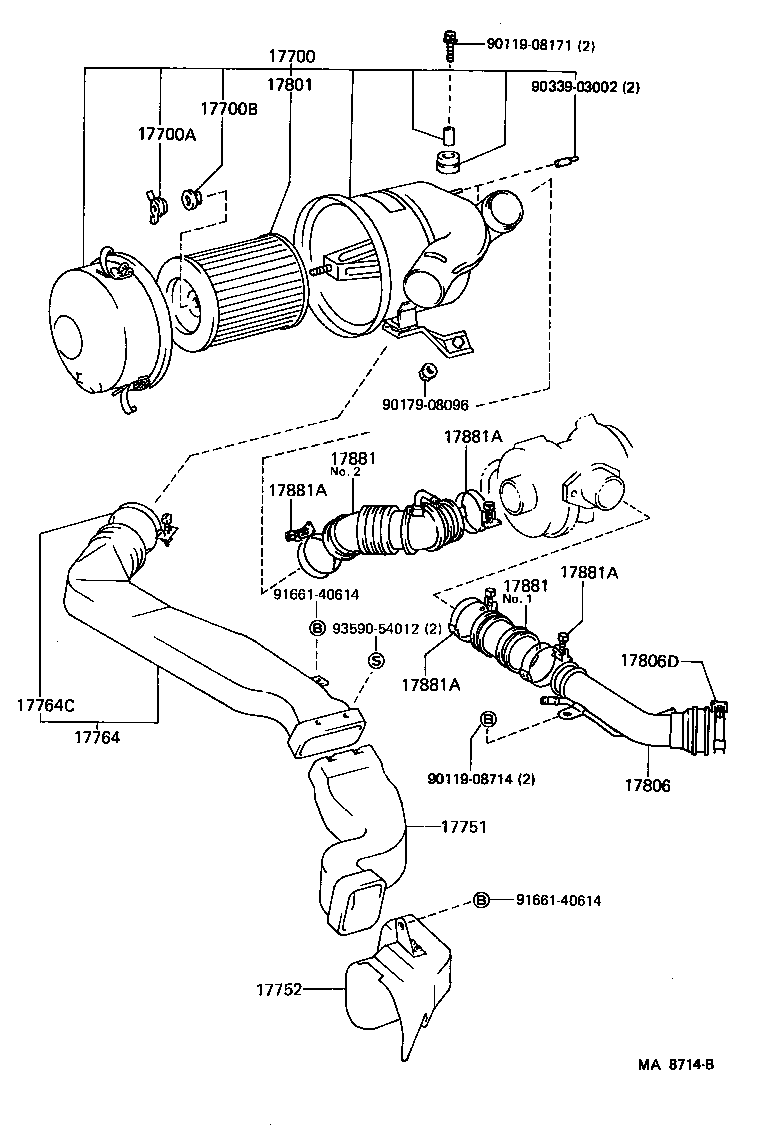  LAND CRUISER S T H T |  AIR CLEANER