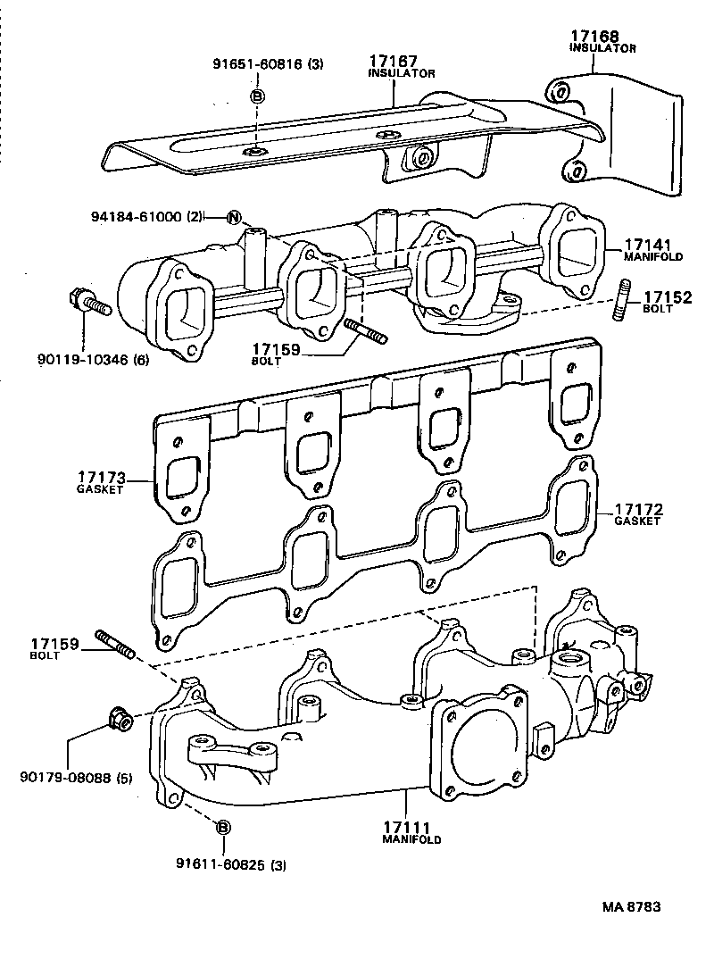  DYNA TOYOACE QUICK |  MANIFOLD