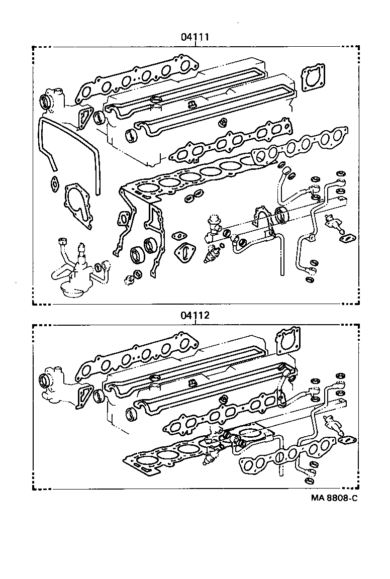  MARK 2 |  ENGINE OVERHAUL GASKET KIT