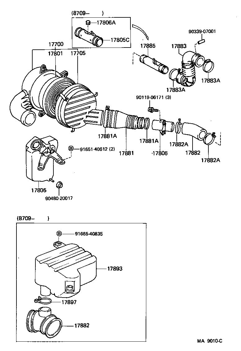  MR2 |  AIR CLEANER