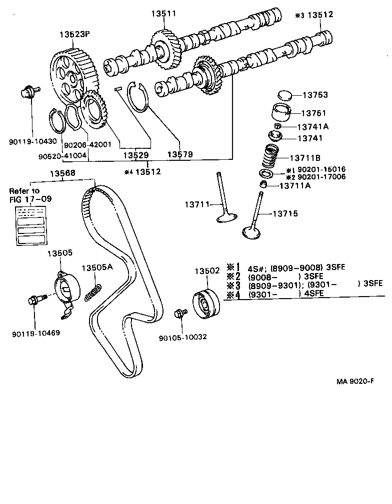  CARINA ED |  CAMSHAFT VALVE