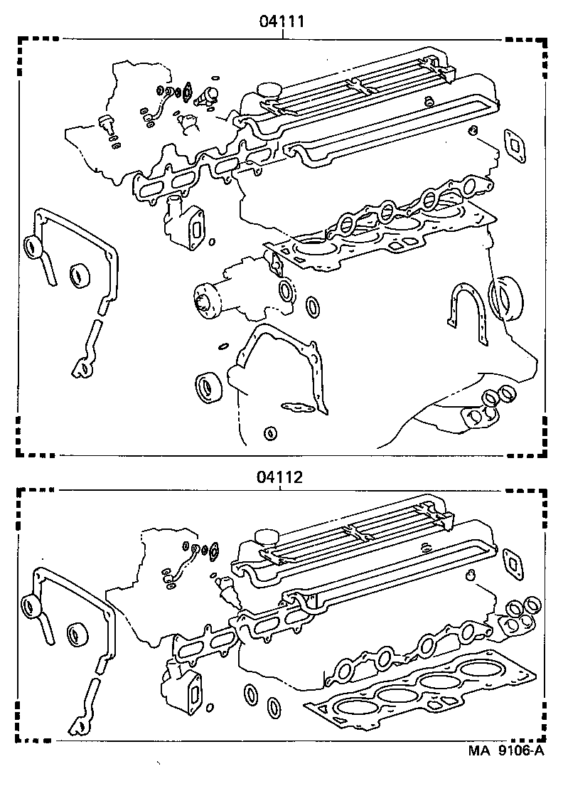  MR2 |  ENGINE OVERHAUL GASKET KIT