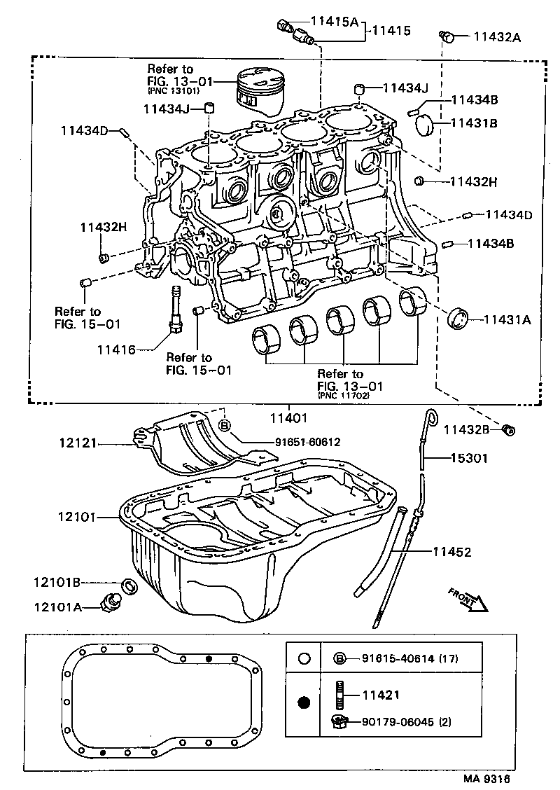  CARINA ED |  CYLINDER BLOCK