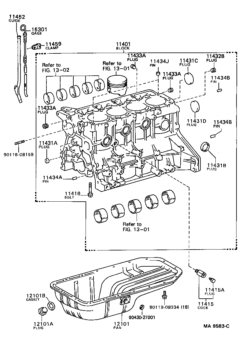  LITEACE VAN WAGON |  CYLINDER BLOCK