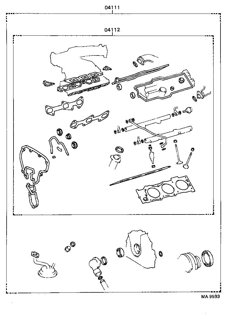  CAMRY VISTA |  ENGINE OVERHAUL GASKET KIT