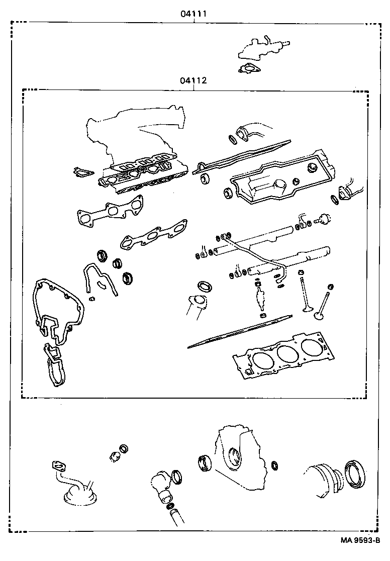  CAMRY VISTA |  ENGINE OVERHAUL GASKET KIT