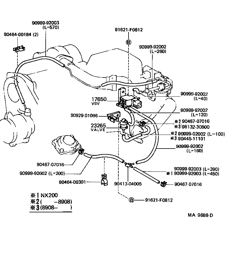  LAND CRUISER S T H T |  VACUUM PIPING