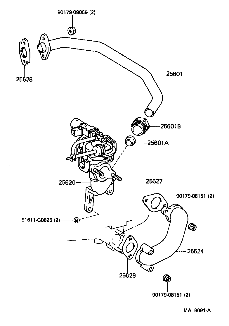  LAND CRUISER S T H T |  EXHAUST GAS RECIRCULATION SYSTEM