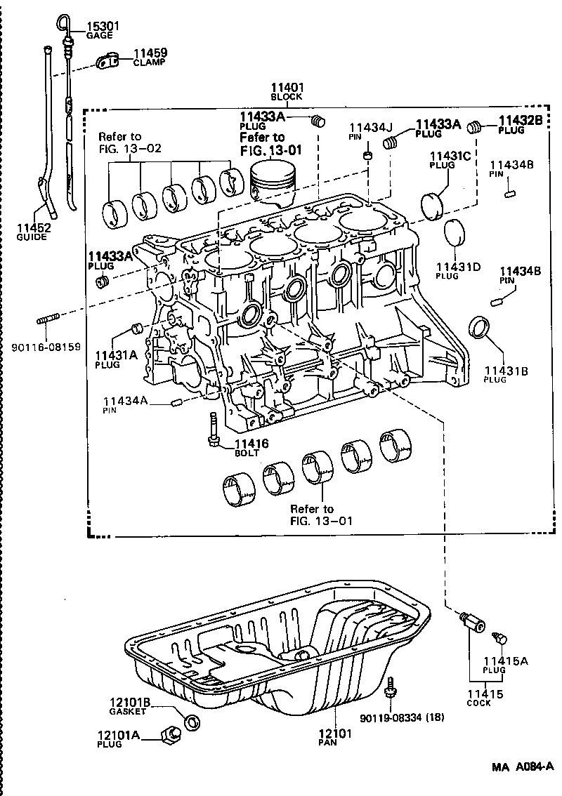  HIACE VAN WAGON |  CYLINDER BLOCK
