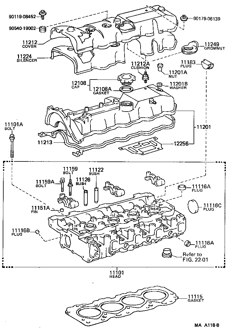  TOYOACE DYNA |  CYLINDER HEAD