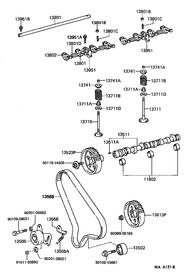  HIACE VAN WAGON |  CAMSHAFT VALVE