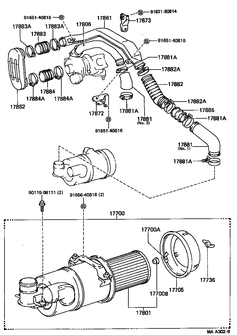  HIACE VAN WAGON |  AIR CLEANER