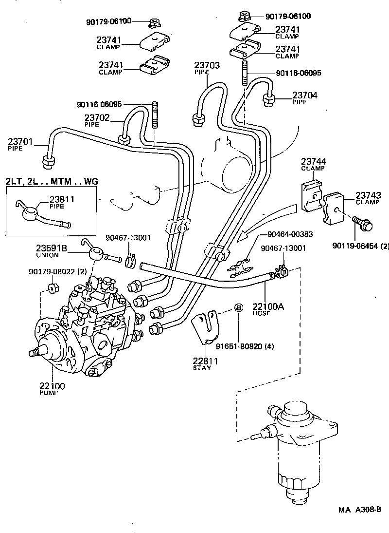  HIACE VAN WAGON |  INJECTION PUMP ASSEMBLY