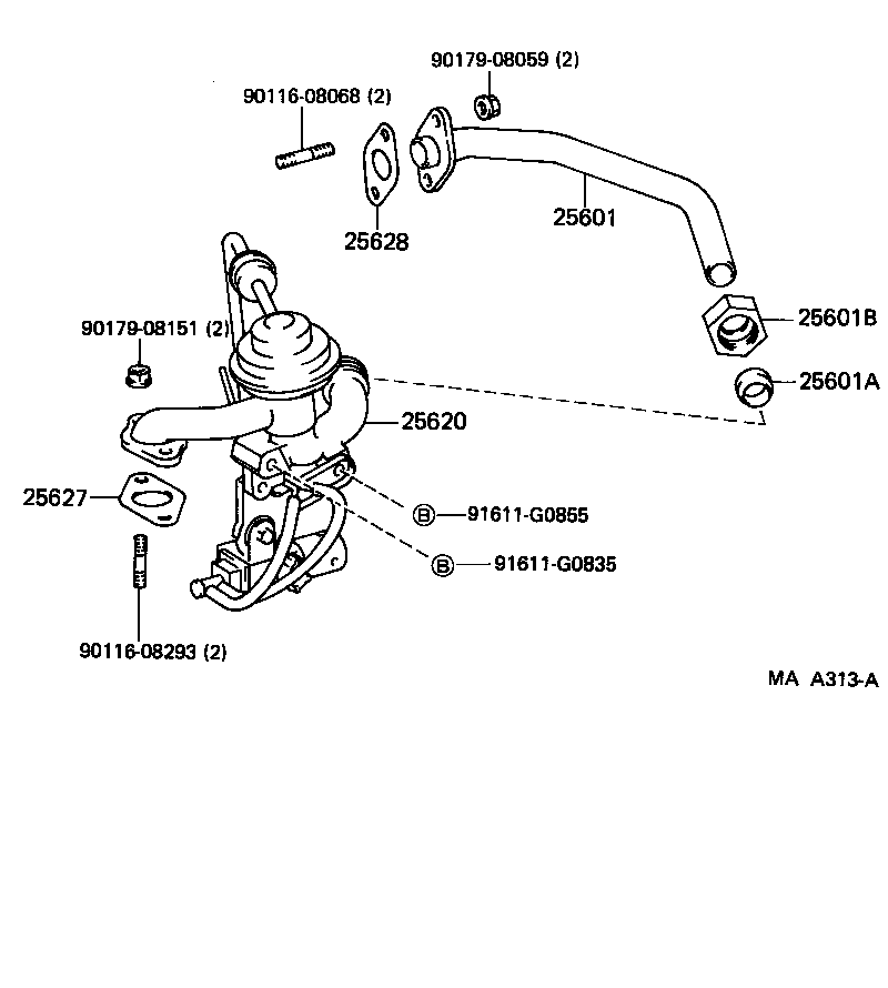  HIACE VAN WAGON |  EXHAUST GAS RECIRCULATION SYSTEM