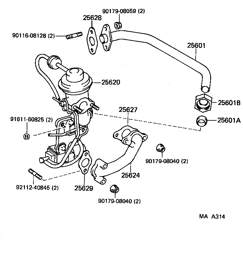  CHASER |  EXHAUST GAS RECIRCULATION SYSTEM