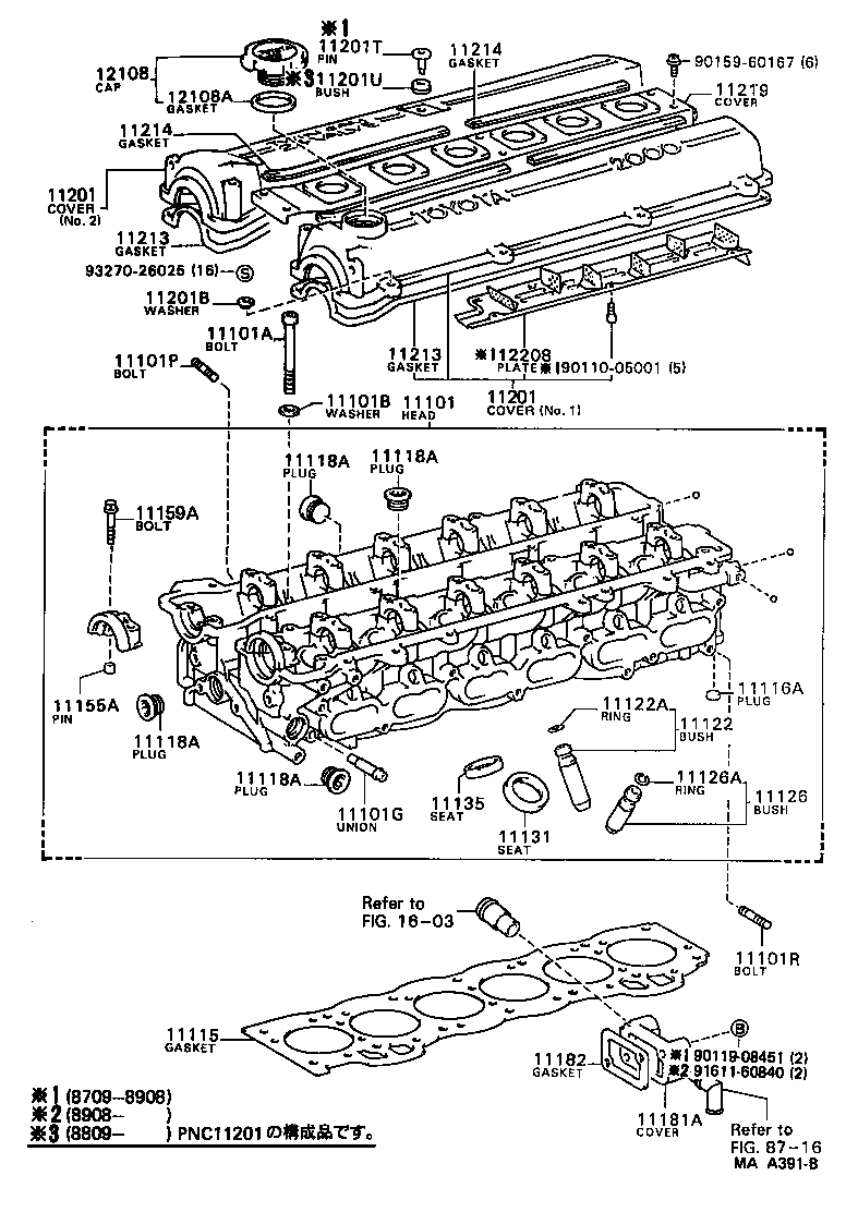  CROWN |  CYLINDER HEAD