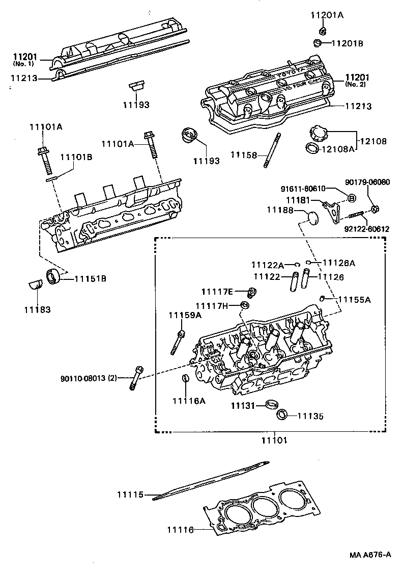 CAMRY VISTA |  CYLINDER HEAD