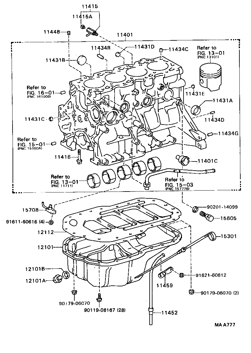  CAMRY VISTA |  CYLINDER BLOCK