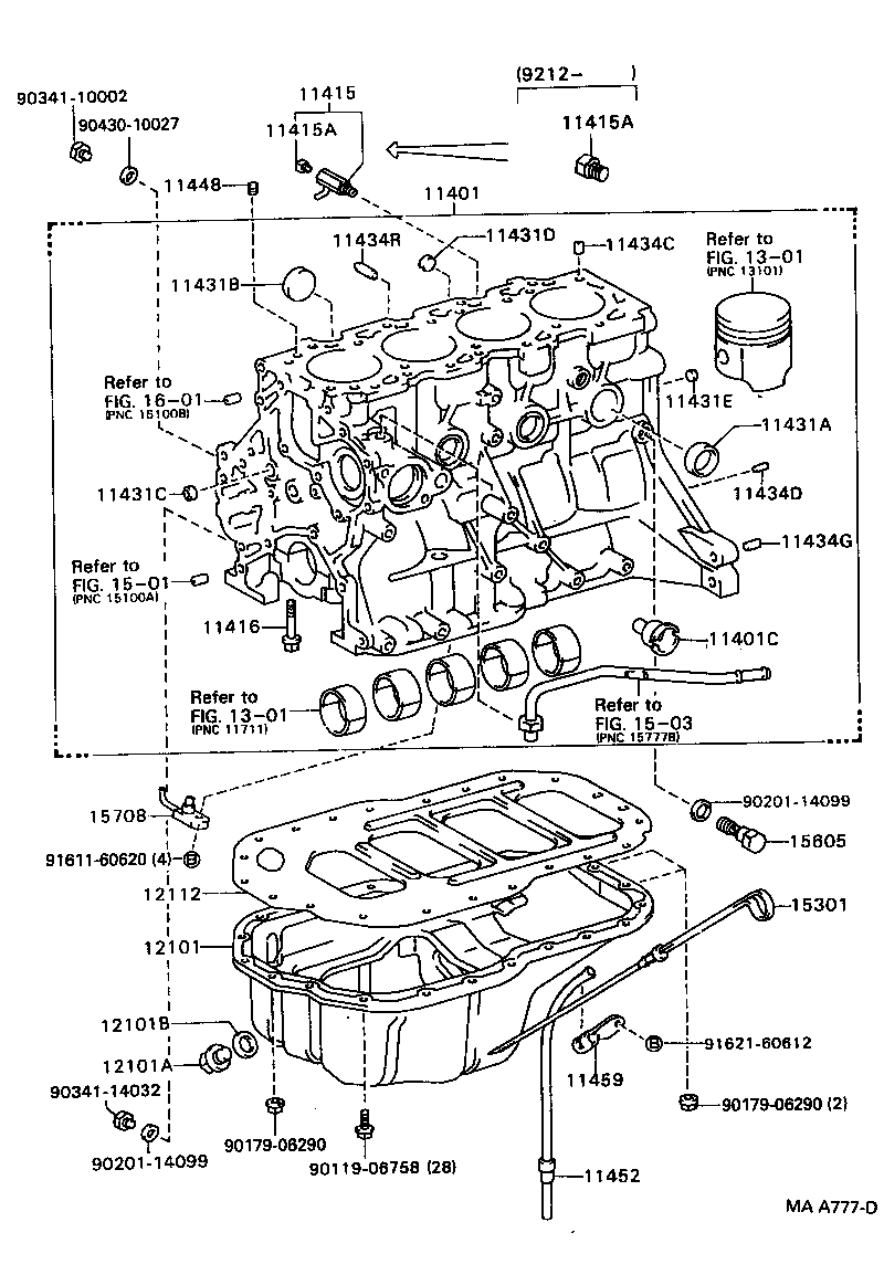  CAMRY VISTA |  CYLINDER BLOCK