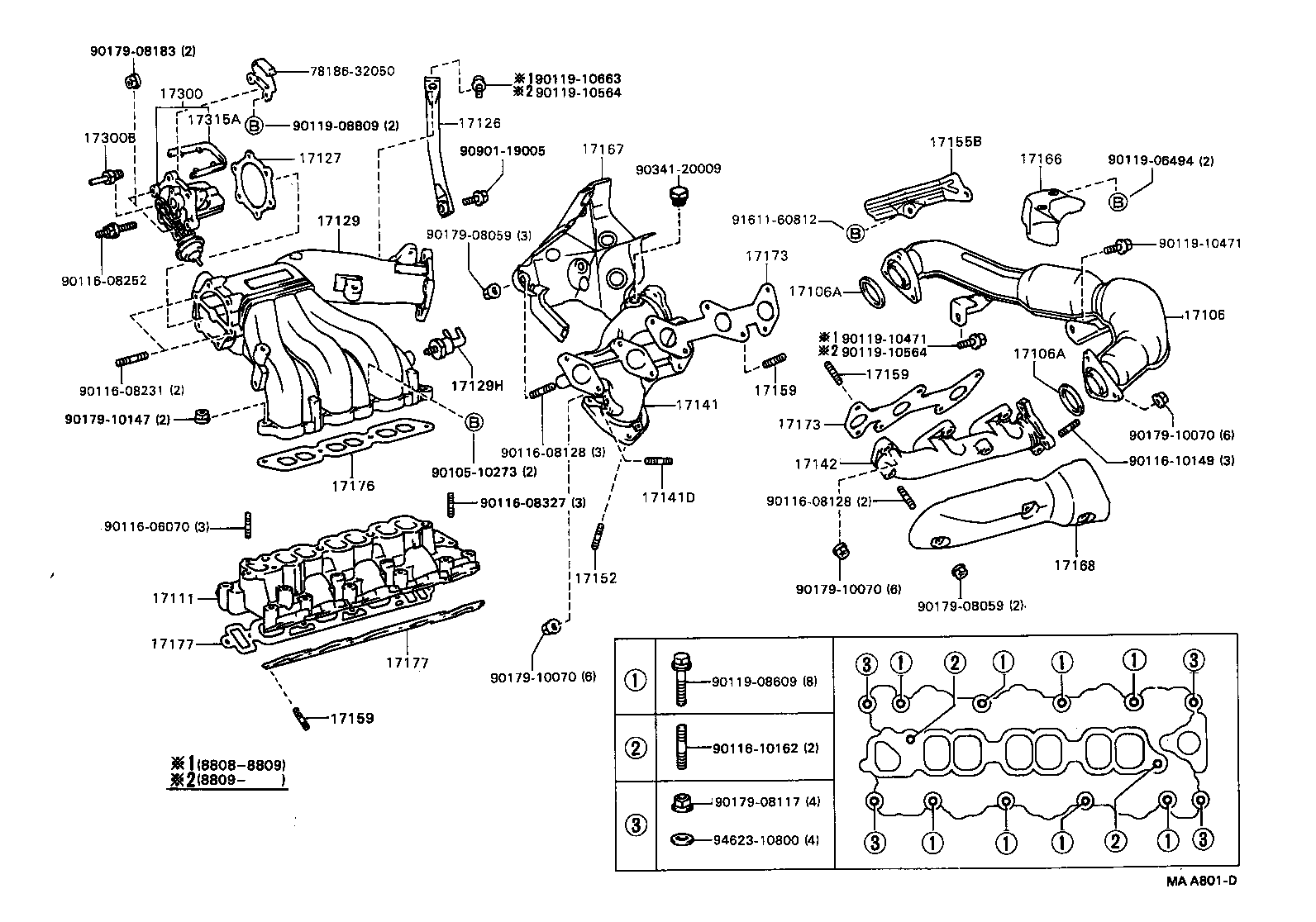  CAMRY VISTA |  MANIFOLD