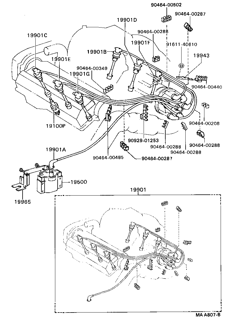  CAMRY VISTA |  IGNITION COIL SPARK PLUG