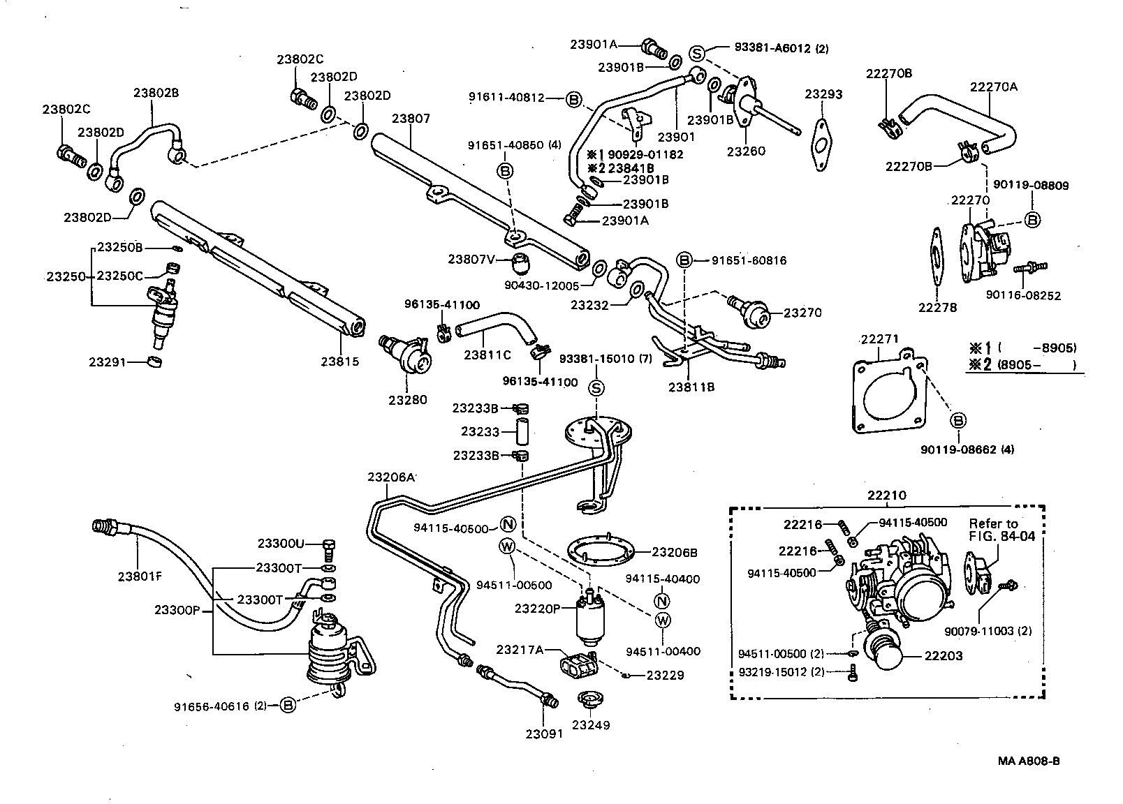  CAMRY VISTA |  FUEL INJECTION SYSTEM