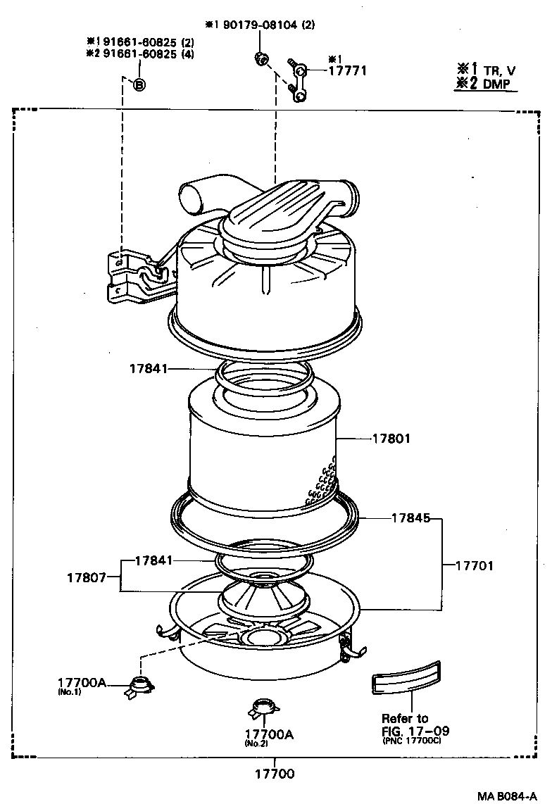  DYNA TOYOACE |  AIR CLEANER