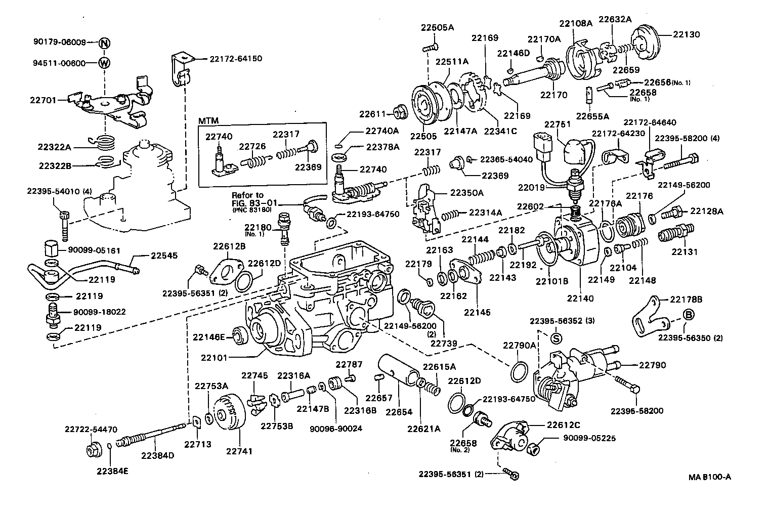  CAMRY VISTA |  INJECTION PUMP BODY